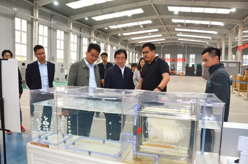 甘肃省水利厅厅长霍卫平到大禹节水集团考察调研