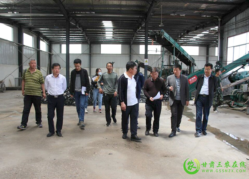 省农业农村厅督查调研庄浪县《固体废物污染环境防治法》贯彻落实情况