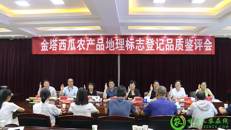 金塔西瓜顺利通过地理标志农产品登记现场核查和品质鉴评
