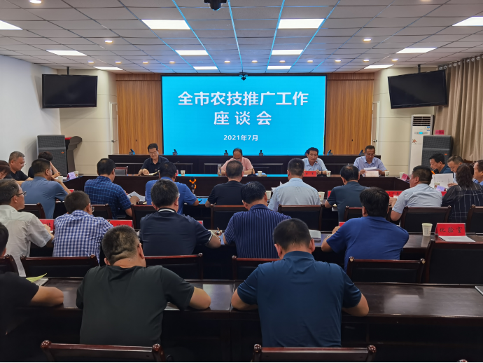 庆阳市农技推广工作座谈会召开