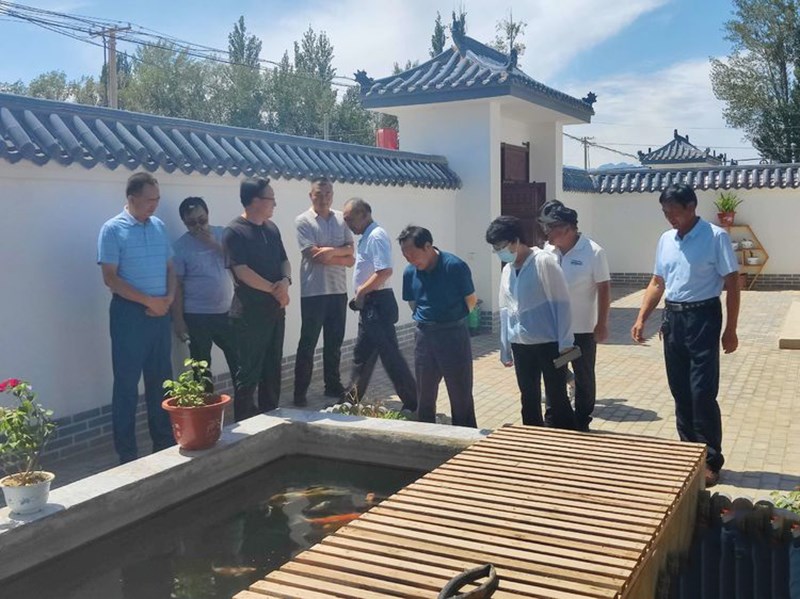 省农业农村厅项目督查调研指导组到临泽县指导相关工作
