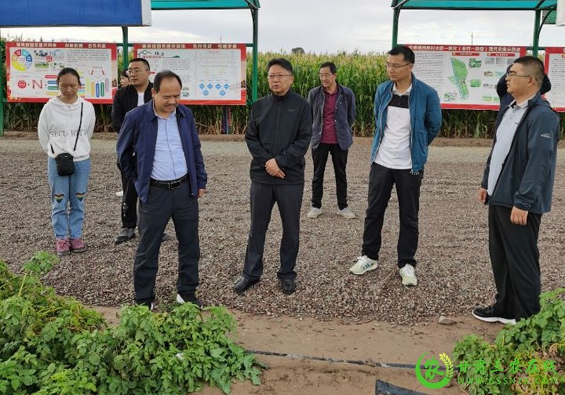 山丹县农技中心：同行兄弟交流学习 力促工作发展进步