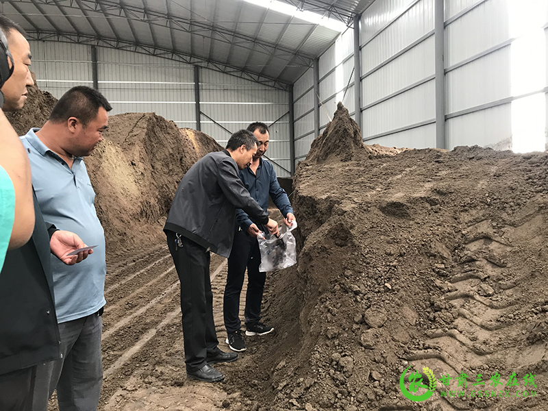 甘肃三农在线采访组在靖远县采访绿色种养循环农业试点项目开展工作