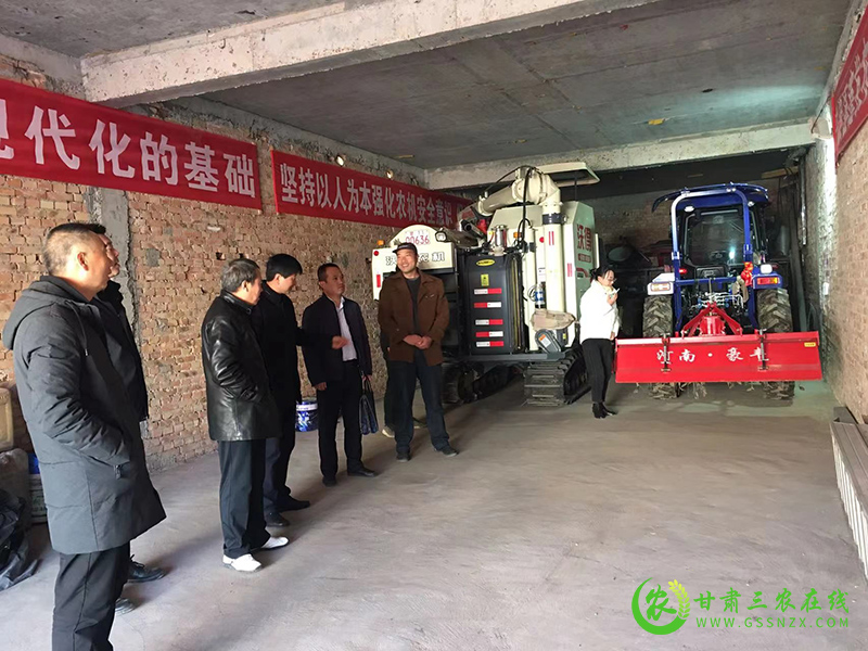 庄浪：紧绷安全生产弦 打冬季农机安全歼灭战