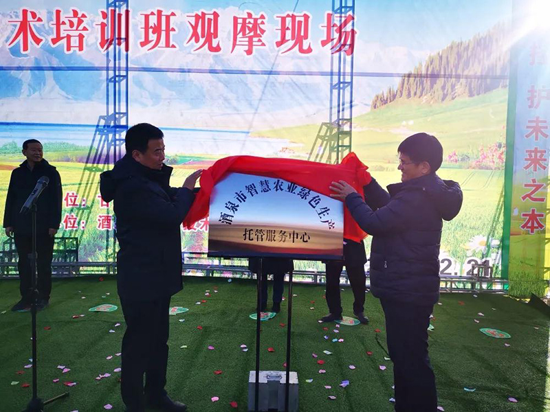 全省农作物病虫害绿色防控技术培训现场观摩会在肃州区召开