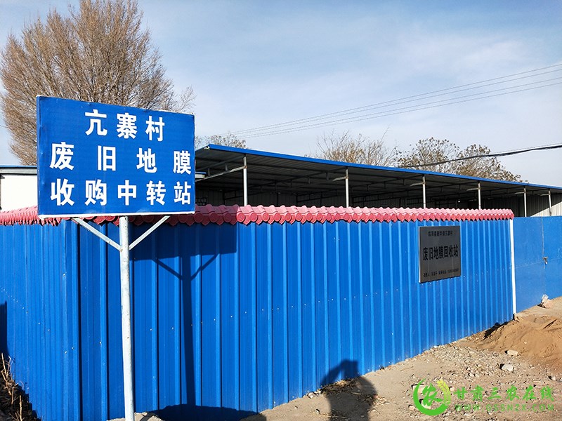 临泽县农技中心开展废旧地摸回收 助力环境综合整治
