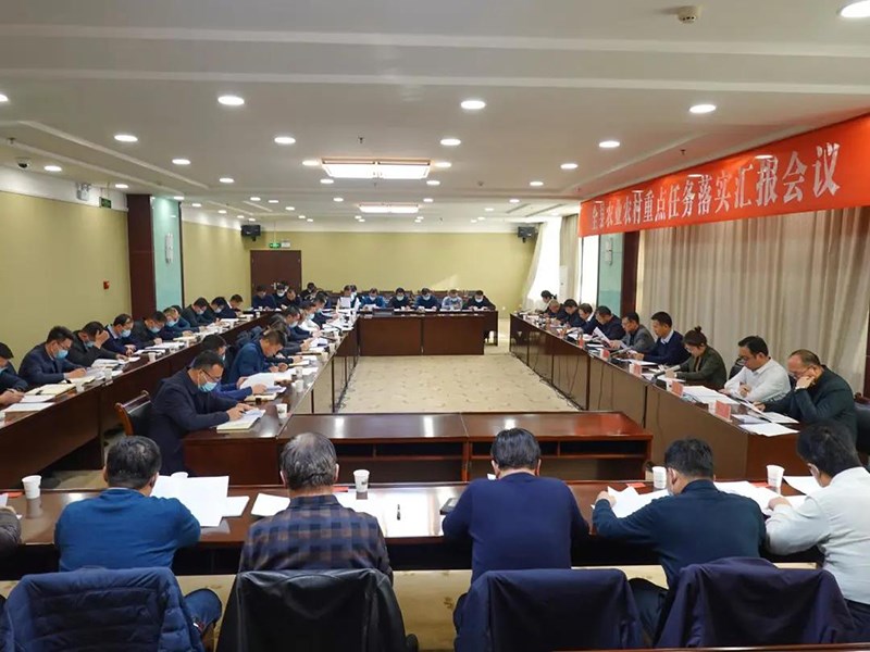 金塔县召开农业农村重点任务落实汇报会议