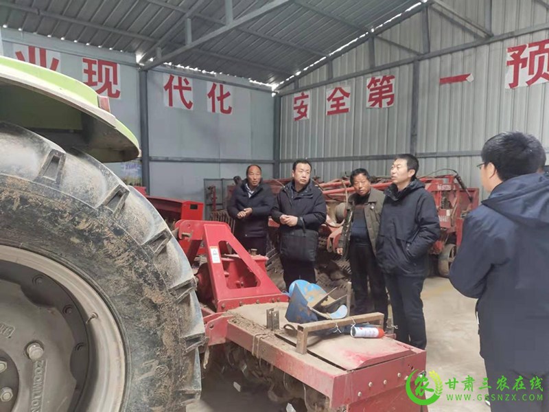 庆阳市农机​中心深入开展元旦春节期间防灾减灾暨冬季农机安全生产督导检查