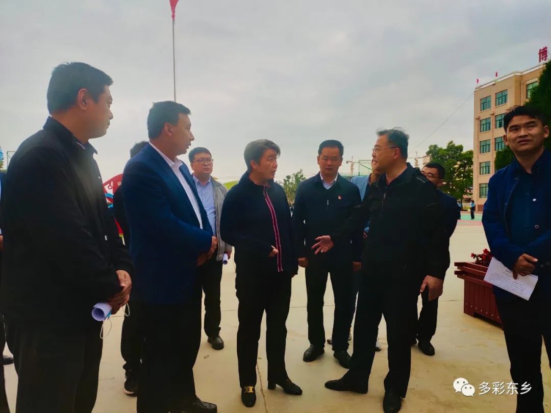 马伟在东乡县调研工作