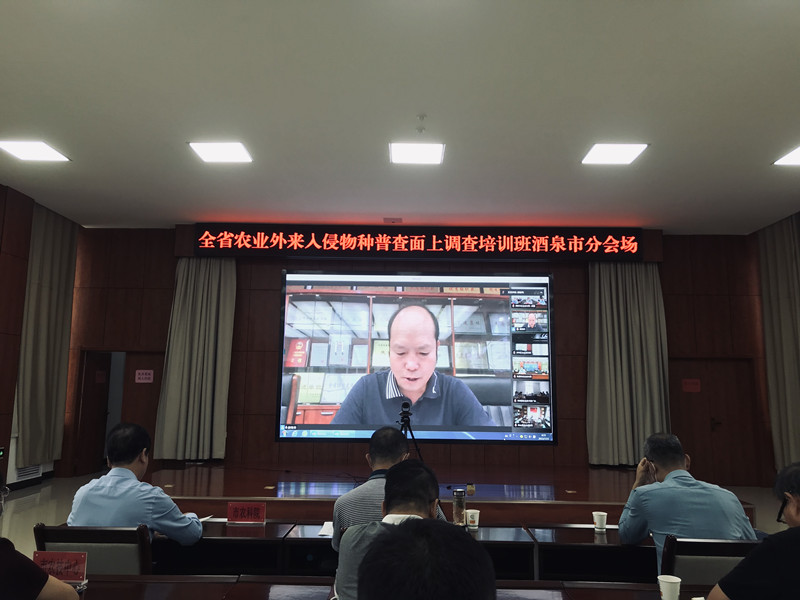 省农业外来入侵物种普查工作领导小组组织召开全省农业外来入侵物种普查面上调查培训会