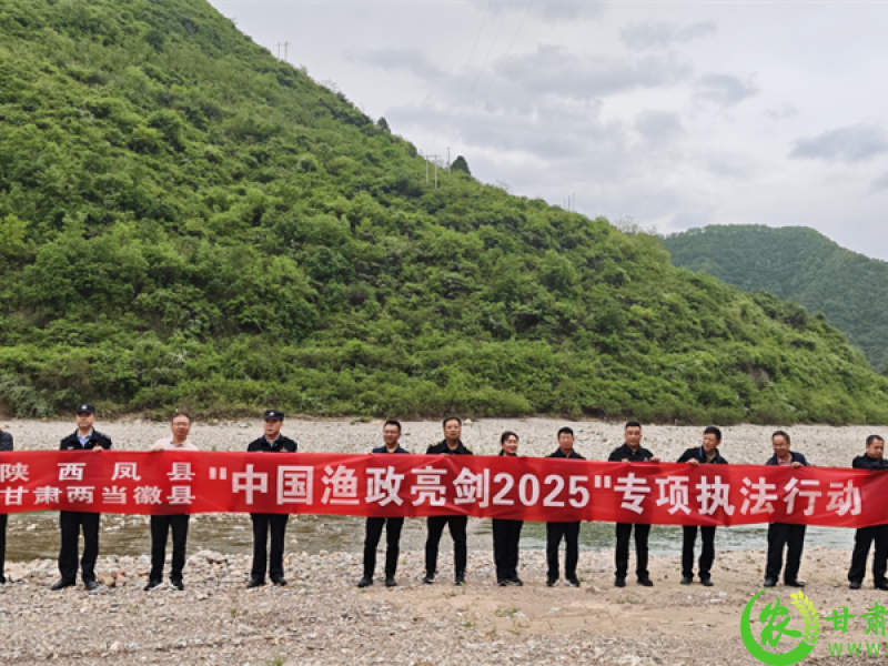 甘陕两省三县联合开展“中国渔政亮剑2025”专项执